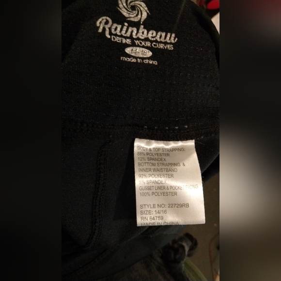 Rainbow Brand Long Yoga pants with back pocket and breathable mesh panel fabric - Picture 12 of 12